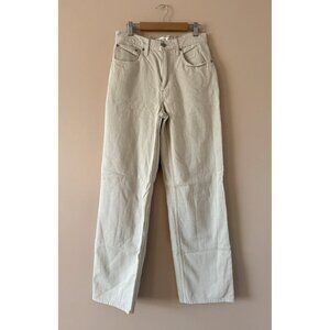 Abercrombie & Fitch The Loose High Rise Jean Tan Baggy Straight Leg 26/2L